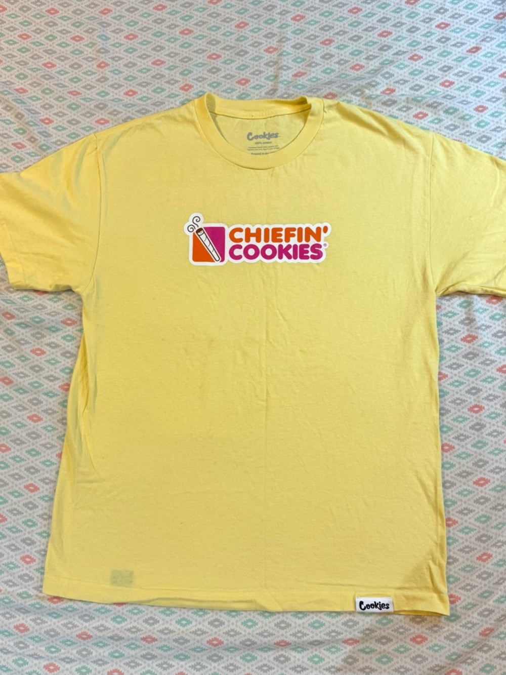 Cookies Chiefin' Cookies Yellow Graphic Tee